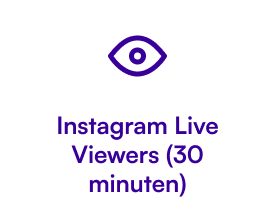 Instagram Live Viewers (30 minuten)